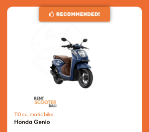 Motor rekomendasi Honda Genio